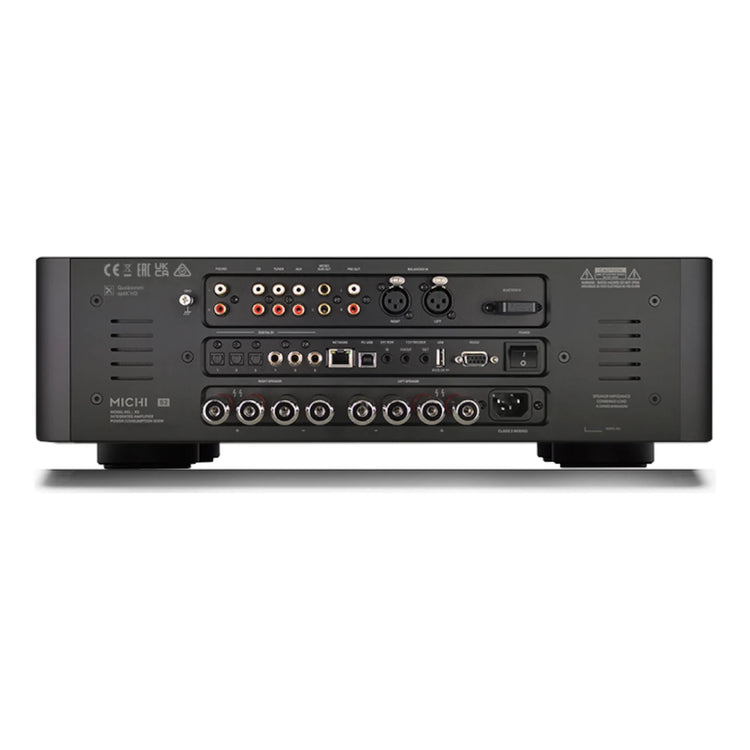 Rotel Michi X3 Series 2 Integrated Amplifier - Rear view