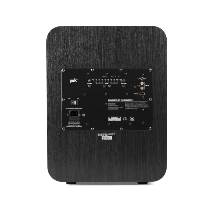 Polk Signature Elite ES12 - 12" 300W Subwoofer - Rear view