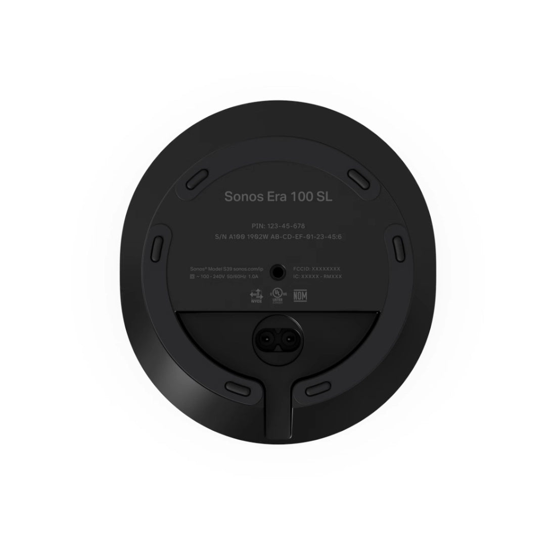 Sonos Era 100 SL (Black) - Bottom view