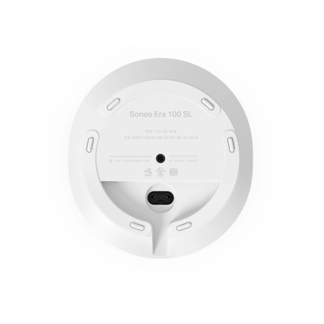 Sonos Era 100 SL (White) - Bottom view