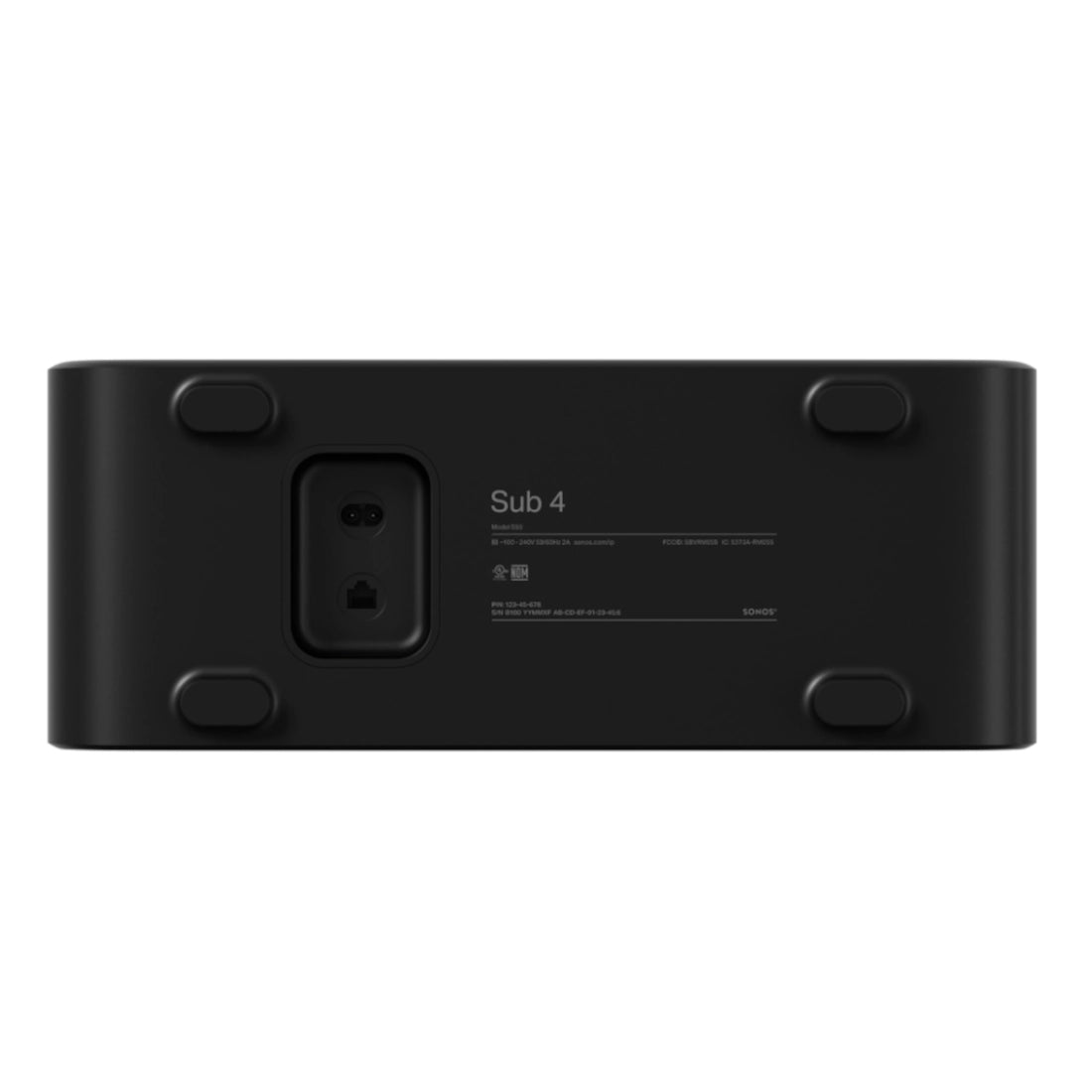 Sonos Sub 4 - Rear view