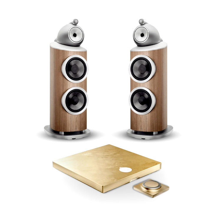 Bowers & Wilkins 801 D4 (Satin Walnut) Floorstanding Speaker with Devialet Astra Opéra de Paris combo