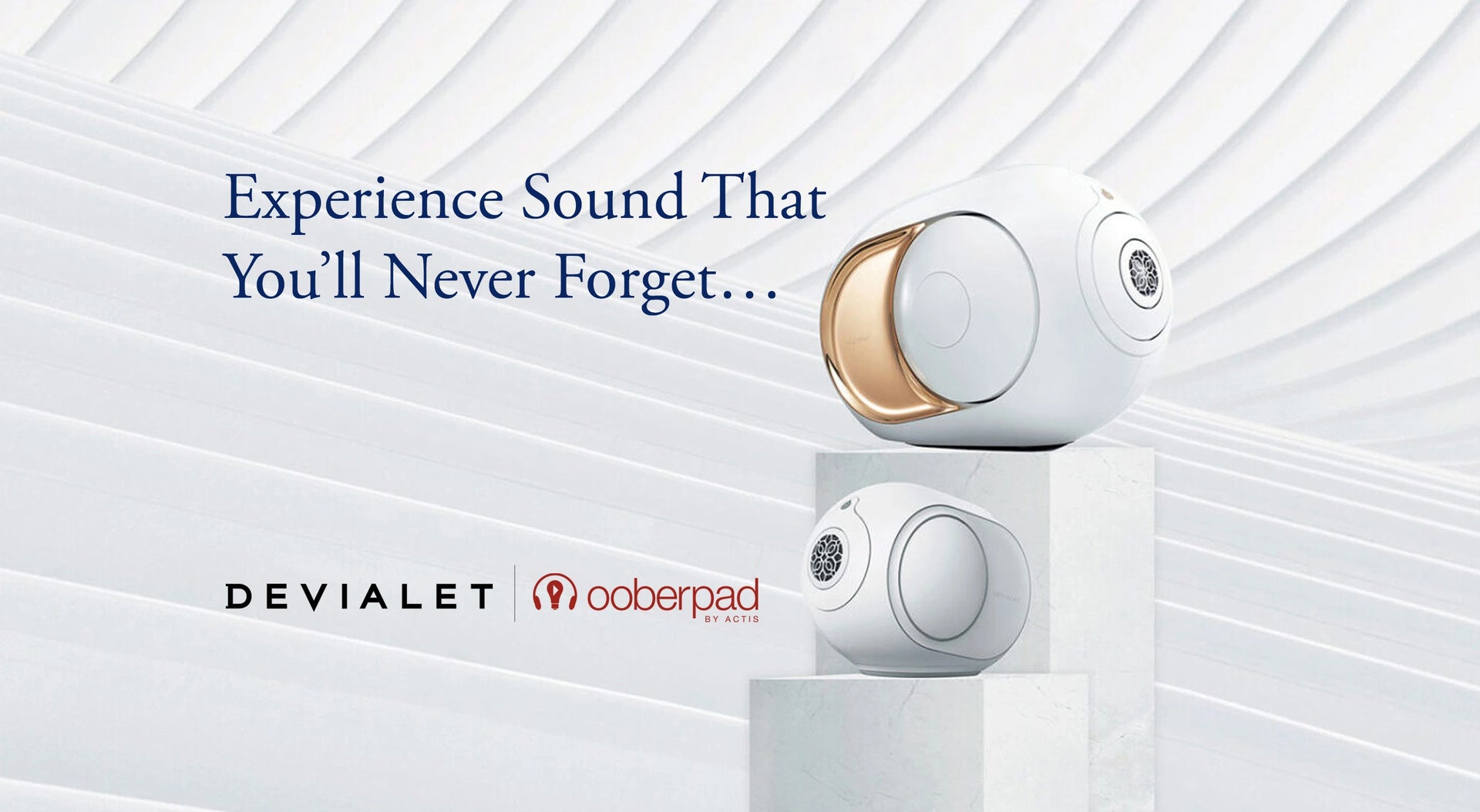 ooberpad devialet homepage banner