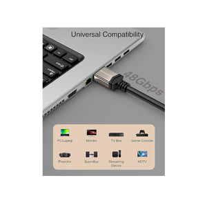 BlueRigger Ultra Series 8K HDMI to HDMI Cable with 48Gbps Speed (3.3ft /6.6ft /10ft /15ft /20ft /25ft /35ft) - Ooberpad