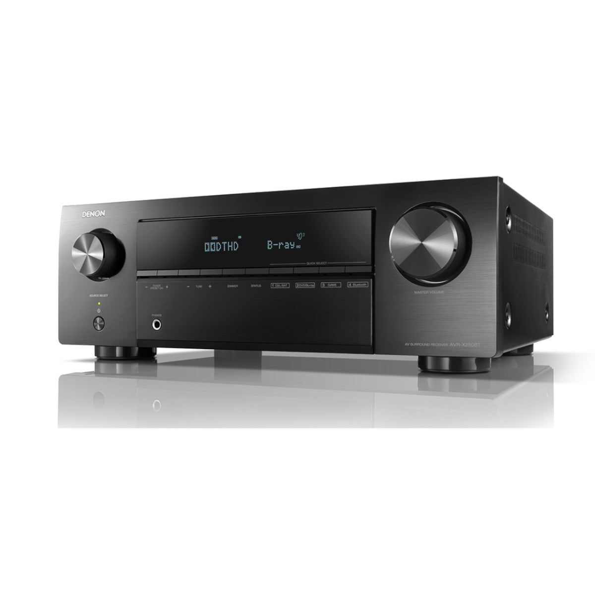 Denon AVR-X250BT 5.1 Ch 4K Ultra HD AV Receiver with Bluetooth - Ooberpad