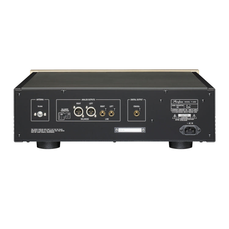 Accuphase T-1200 DDS FM Stereo Tuner - Rear View
