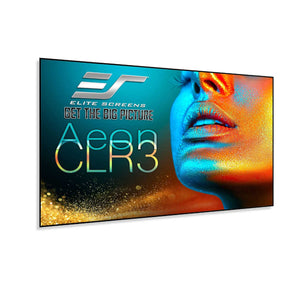 Elite Aeon CLR® 3 Series Edge Free Ambient Light Rejecting 16:9 Fixed Frame Projector Screen - Ooberpad India