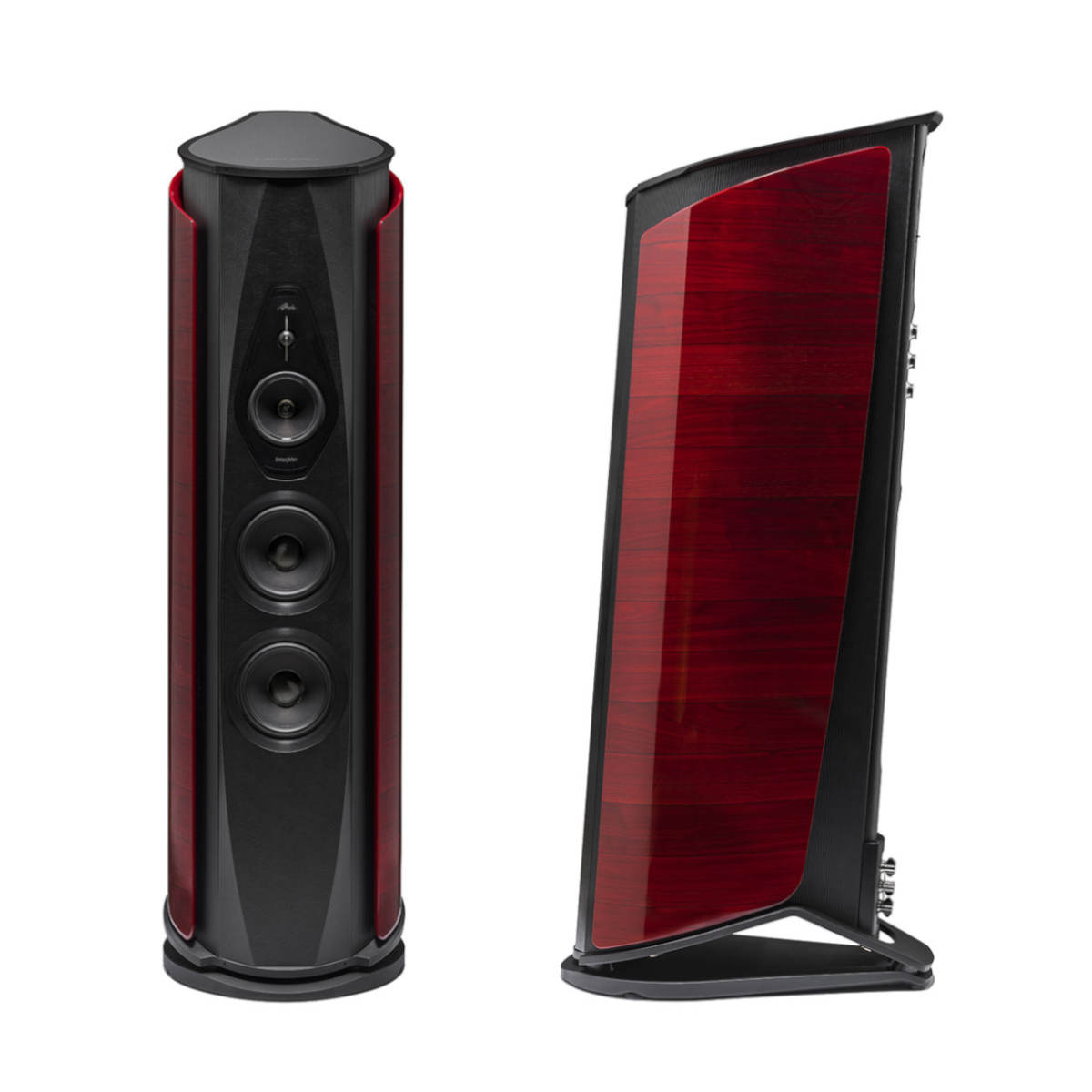 Sonus faber Aida II Floorstanding Speaker - Red (Pair) - Ooberpad India