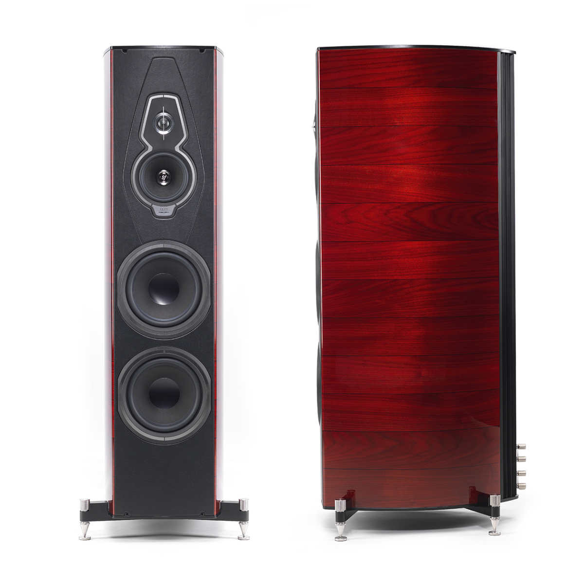 Sonus faber Amati Tradition Floorstanding Speaker - Red (Pair) - Ooberpad India