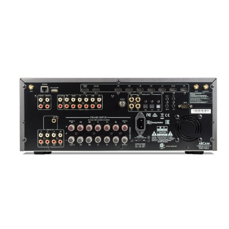 Arcam HDA Range AVR10 Class AB AV Receiver - Rear View