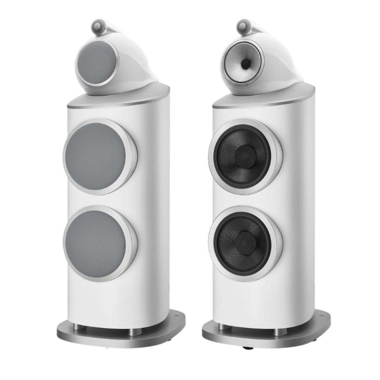 B&W 801 D4 Floorstanding Speaker (White) - Ooberpad India