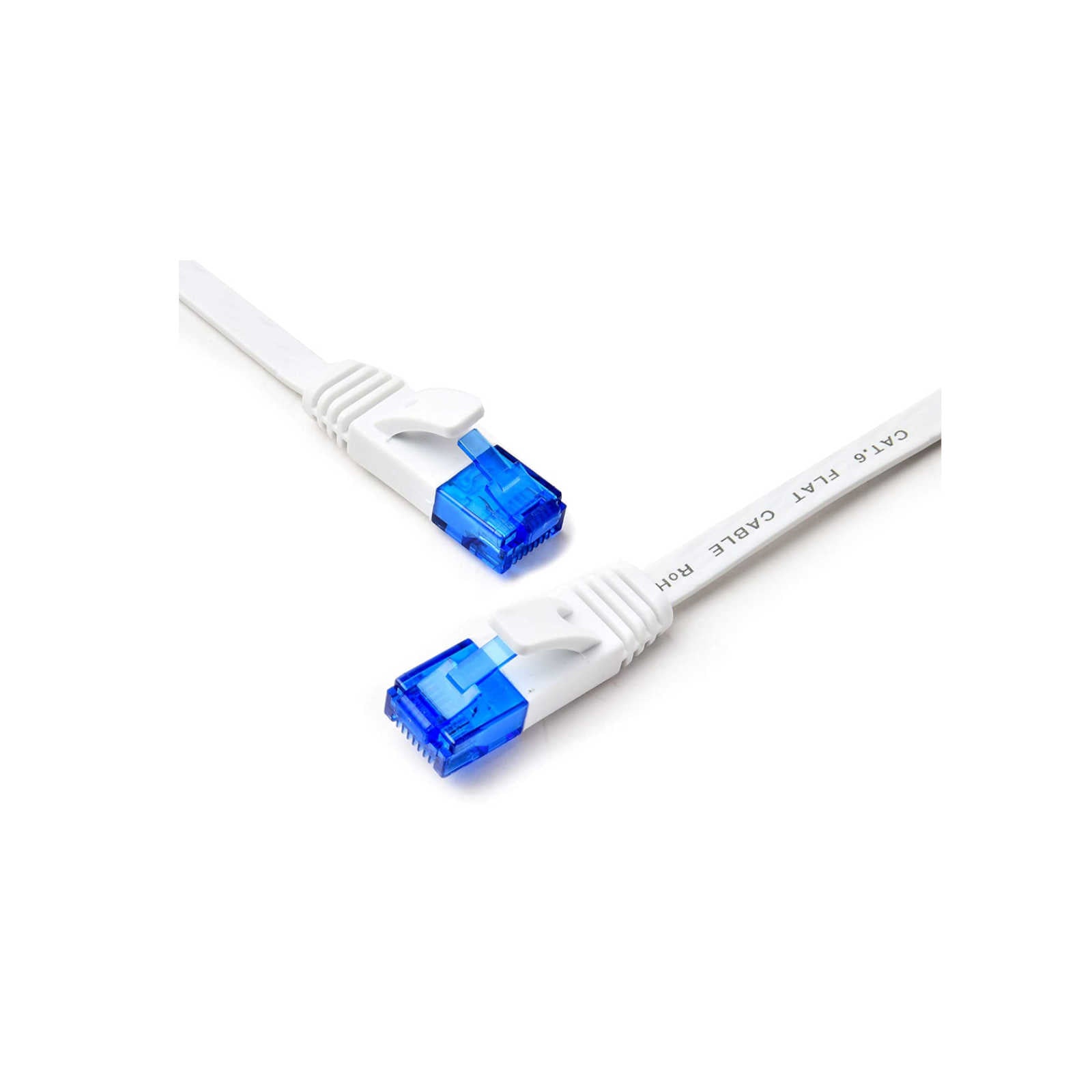 BlueRigger Cat 6 Ethernet Cable - Flat Internet Network LAN Patch Cords (3ft /6ft /10ft /15ft /20ft /25ft /35ft /50ft /75ft /100ft) - Ooberpad