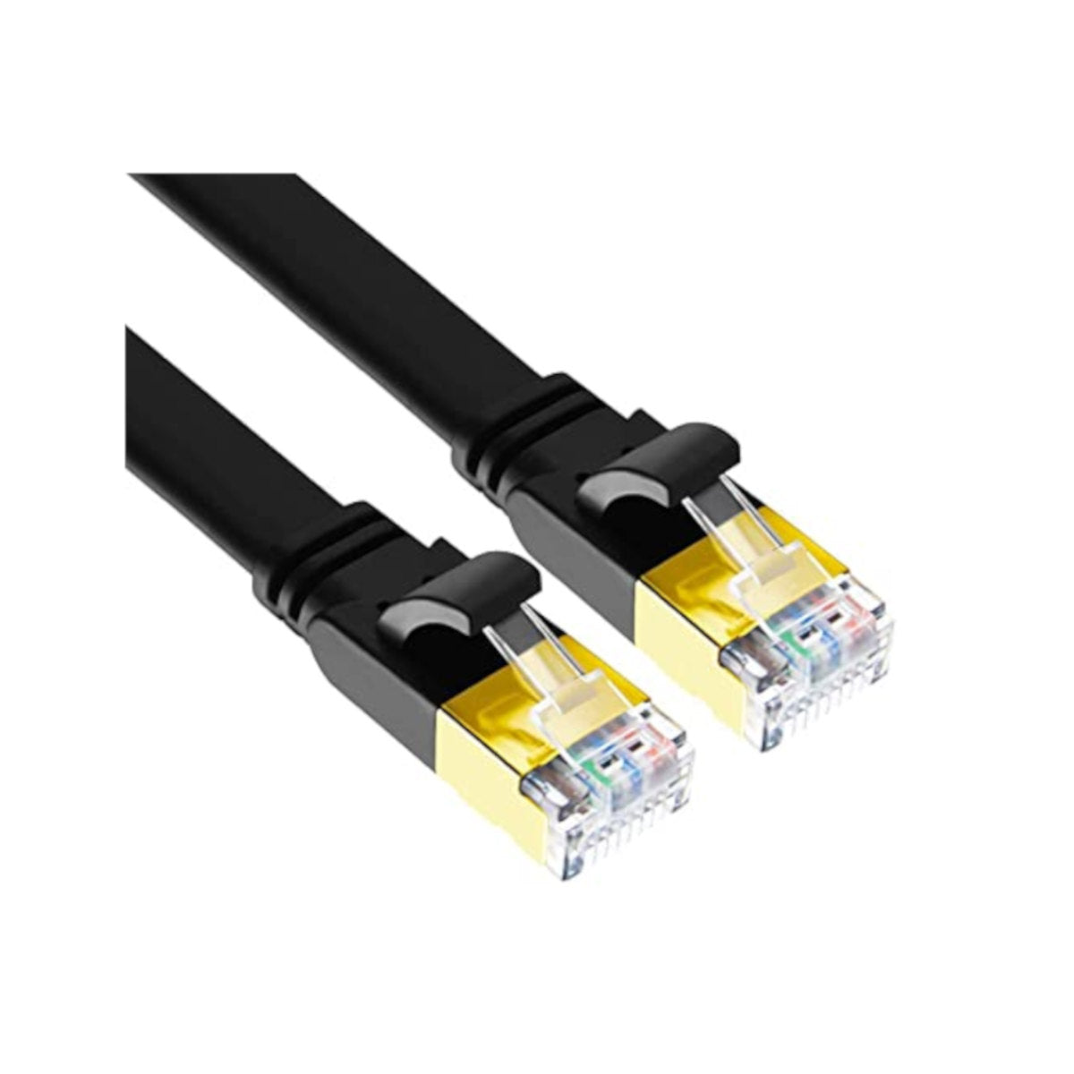 BlueRigger Cat 8 Ethernet Cable - Flat Internet Network LAN Patch Cords ...