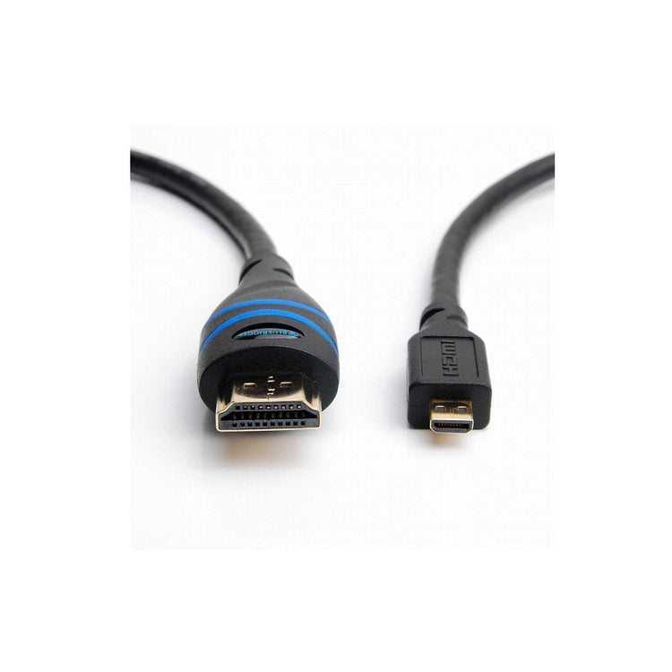 BlueRigger High Speed Micro HDMI to HDMI cable (NOT Micro-USB) with Ethernet (3ft /6ft /10ft /15ft) -  Ooberpad