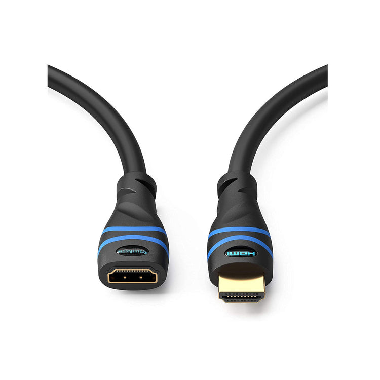 BlueRigger HDMI Cable Extension Male to Female HDMI Extender Cord (1.5ft to 10ft) - Ooberpad