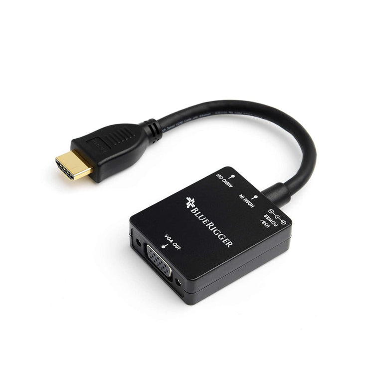 VGA to HDMI Converter with USB Audio – Black (VGAHDMI)