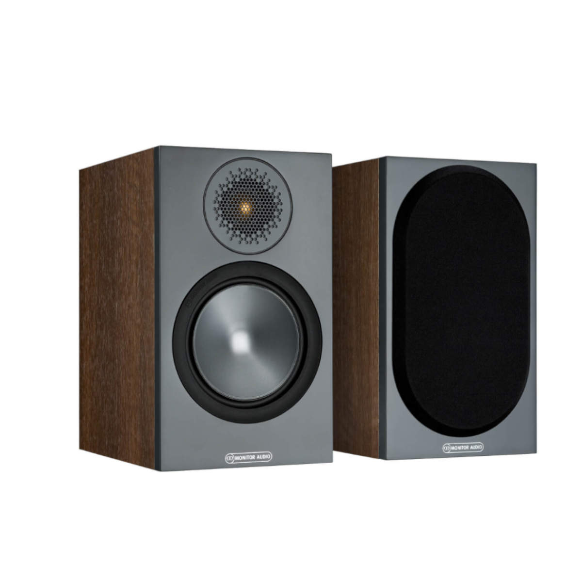 Monitor Audio Bronze 50 Bookshelf Speaker (Pair) Walnut - Ooberpad India