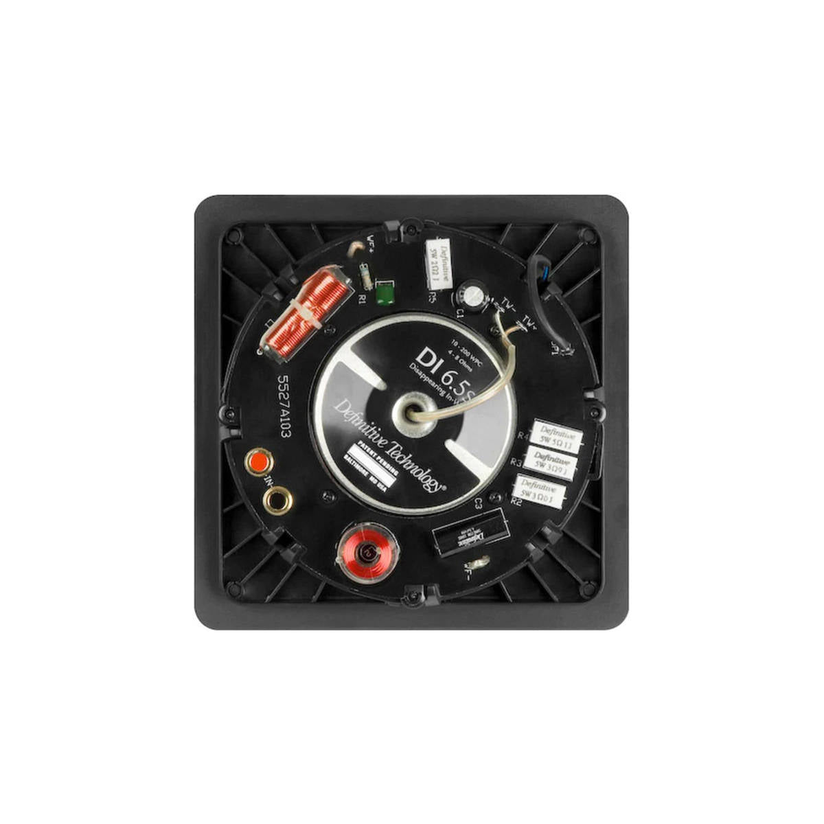 Definitive Technology DI 6.5 S Square 6.5” In-Wall / In-Ceiling Speaker (Each) - Ooberpad India
