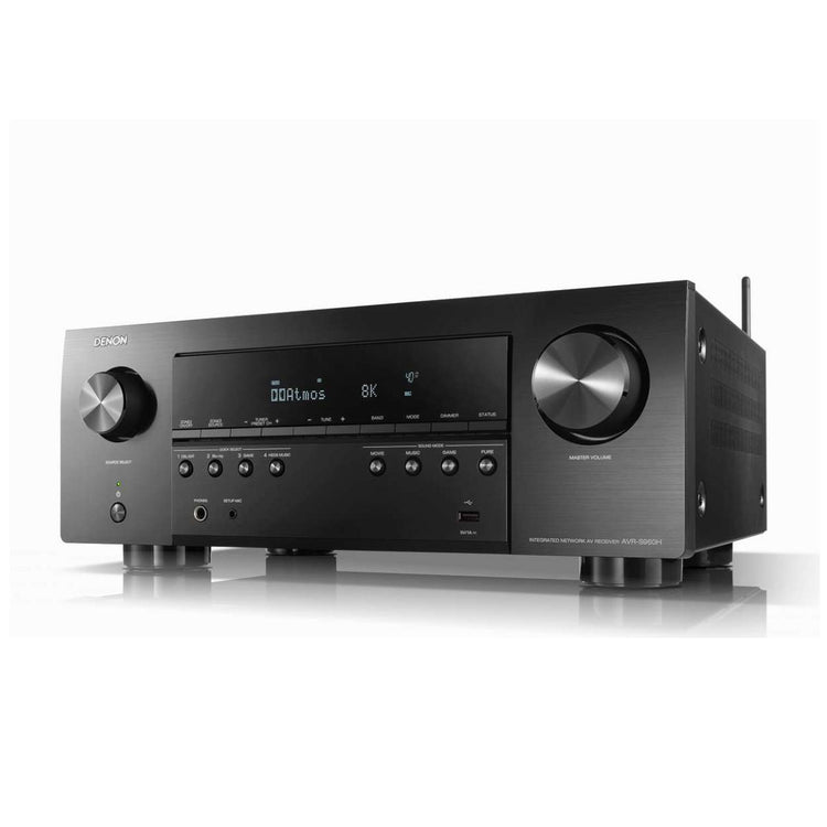 Denon AVR-S960H 7.2ch 8K AV Receiver with 3D Audio, Voice Control and HEOS® Built-in - Ooberpad India