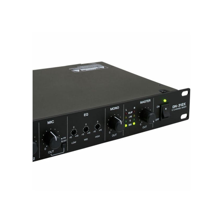 Denon Professional DN-312X 12-Channel Line Mixer with Priority - Ooberpad India
