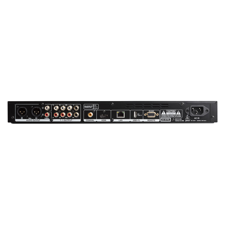 Denon Professional DN-500BD MKII Blu-Ray, DVD and CD/SD/USB Player - Rear View