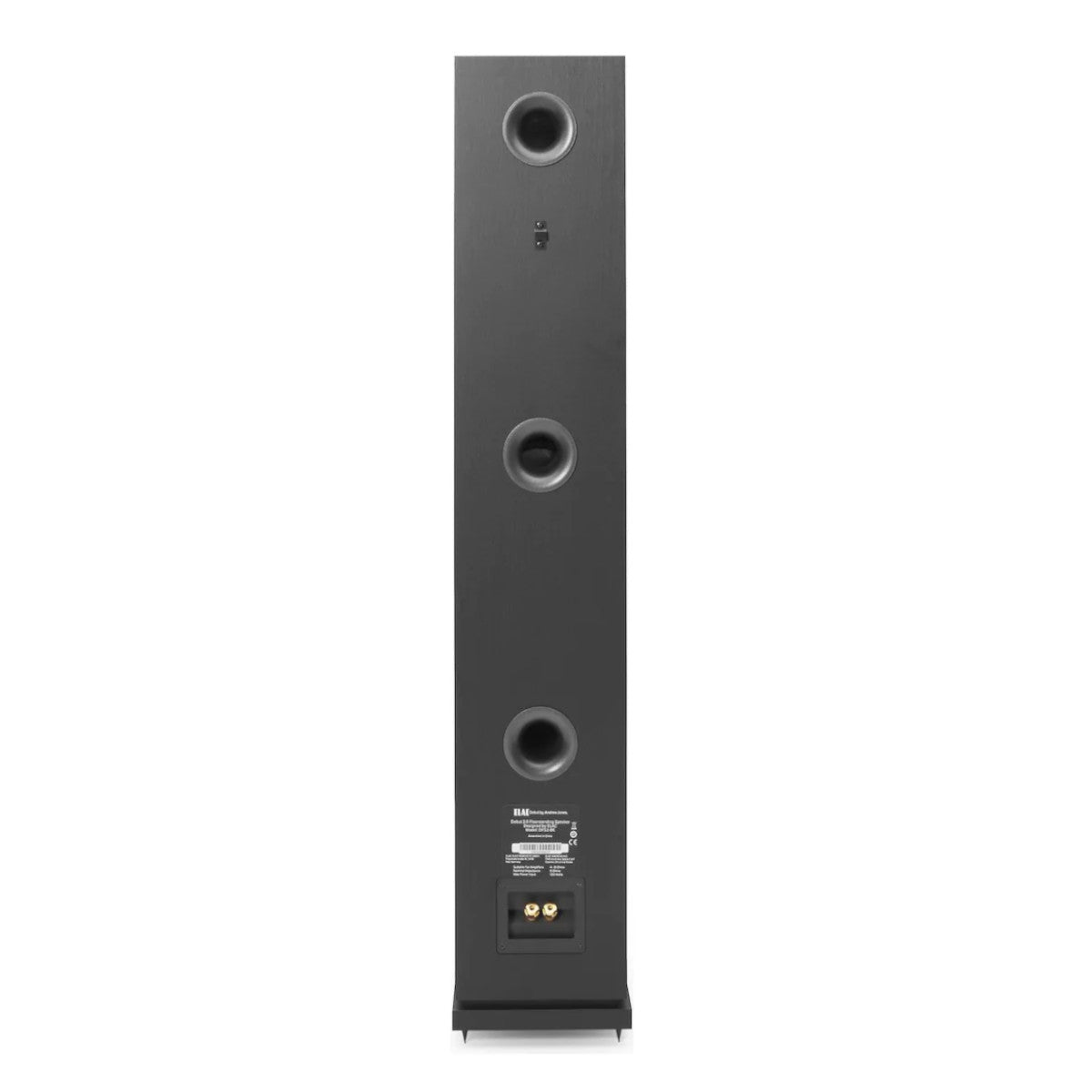Elac Debut 2.0 F5.2 Floorstanding Home Theater Speaker - Rear View