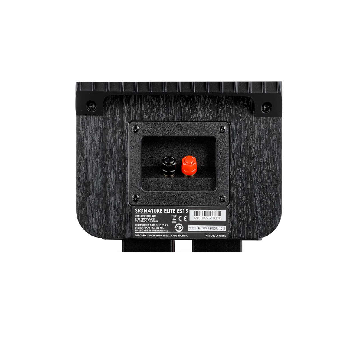 Polk Audio Signature Elite ES15 Compact High Resolution Bookshelf Speaker (Pair) - Rear View