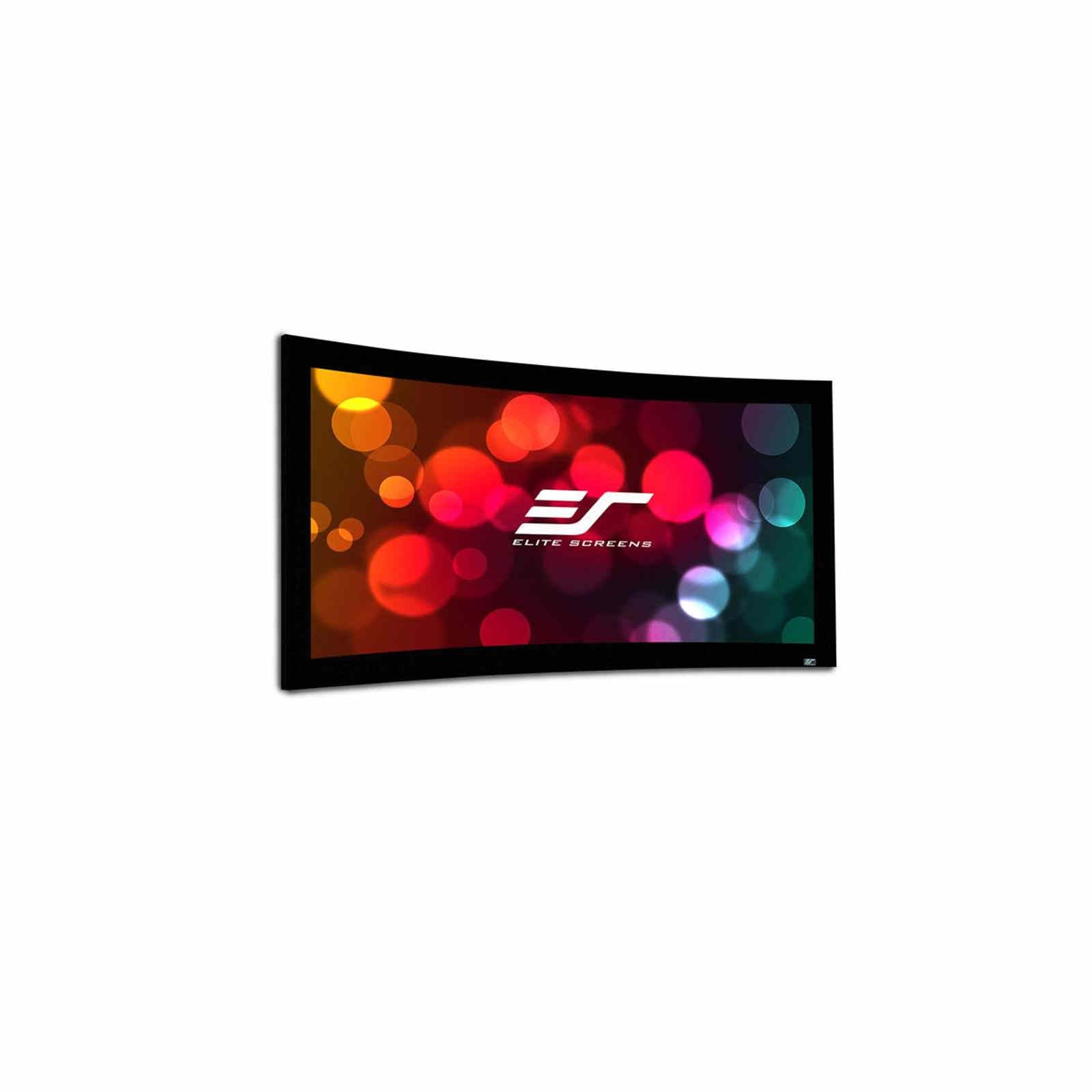 Elite Lunette CineWhite Curved Fixed Frame Projection Screen 92" 16:9 (Curve92WH1) - Ooberpad