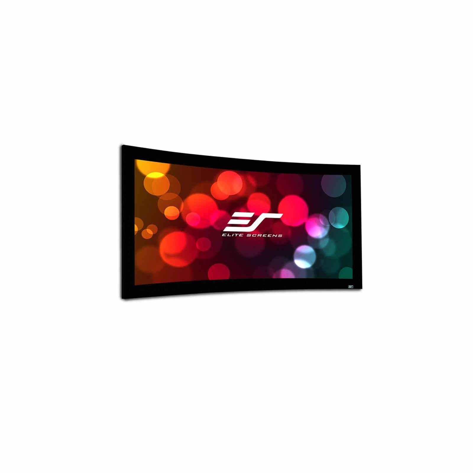 Elite Lunette CineWhite Curved Fixed Frame Projection Screen 92" 16:9 (Curve92WH1) - Ooberpad