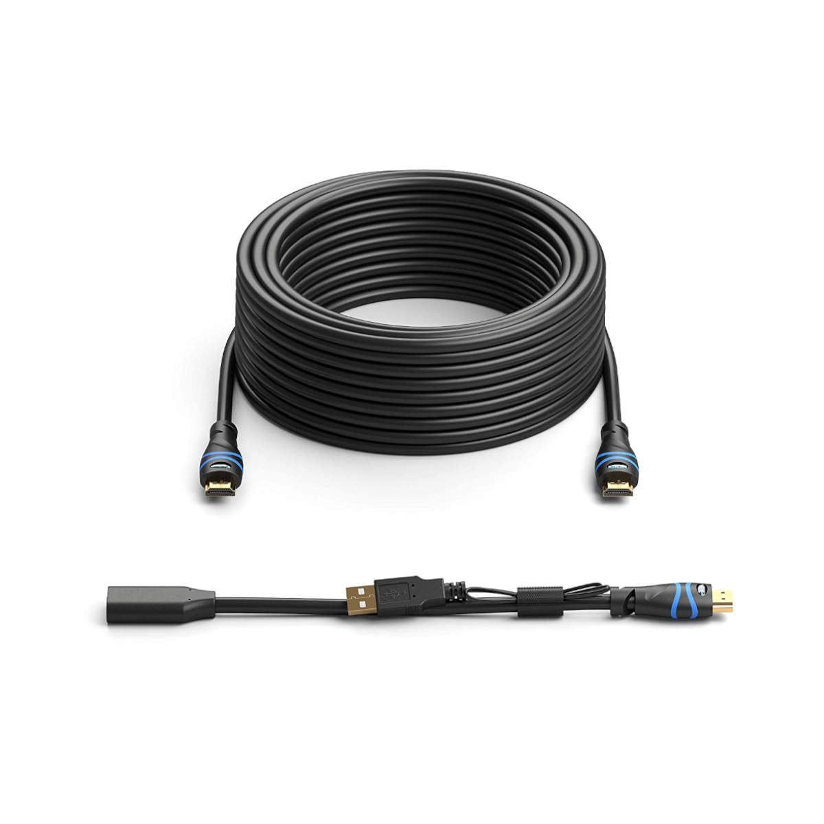 BlueRigger High Speed HDMI Cable with Ethernet CL3 Rated for In-wall Installation (15 ft to 100 ft) - Ooberpad