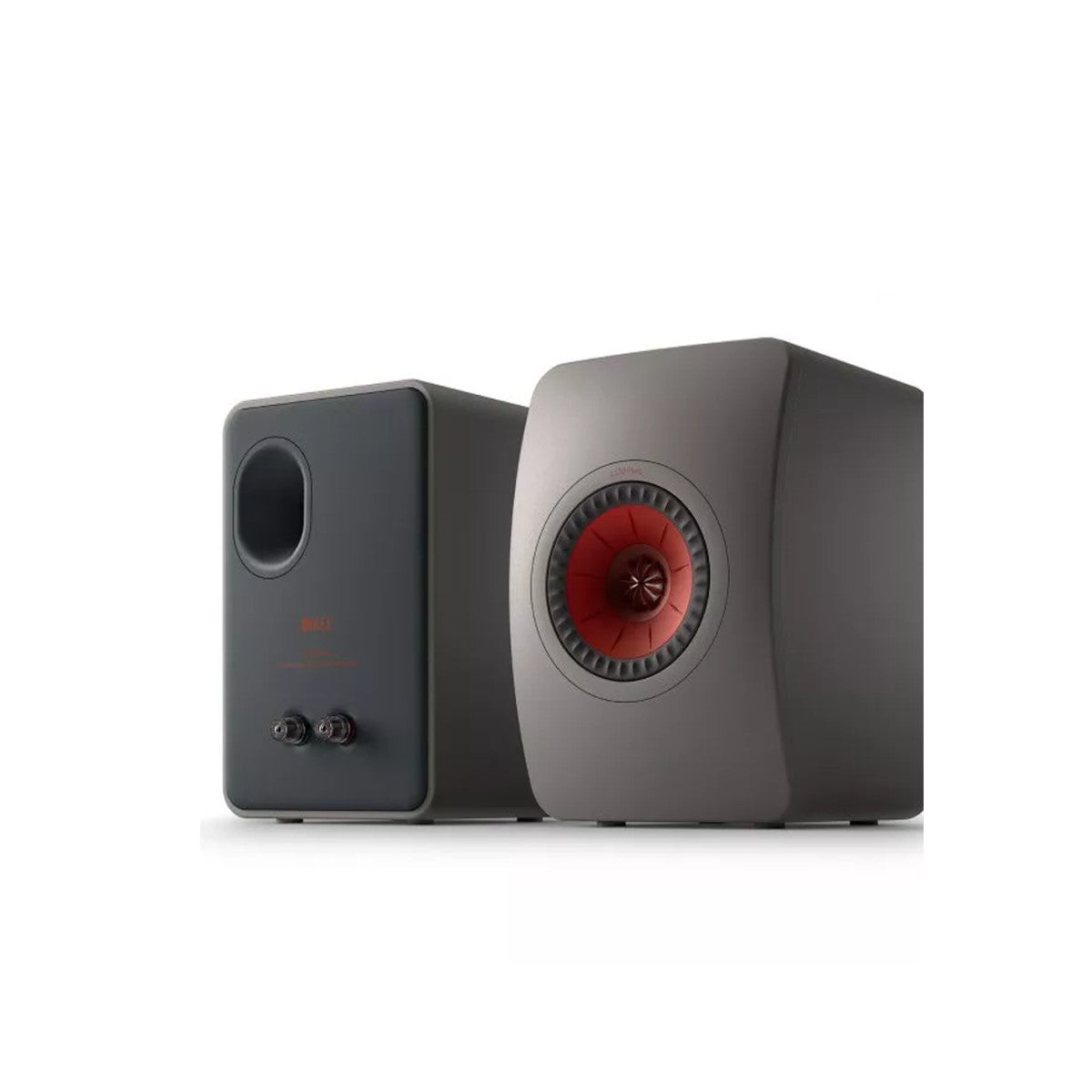 KEF LS50 Meta Bookshelf Speaker Pair (Titanium Grey) - Ooberpad
