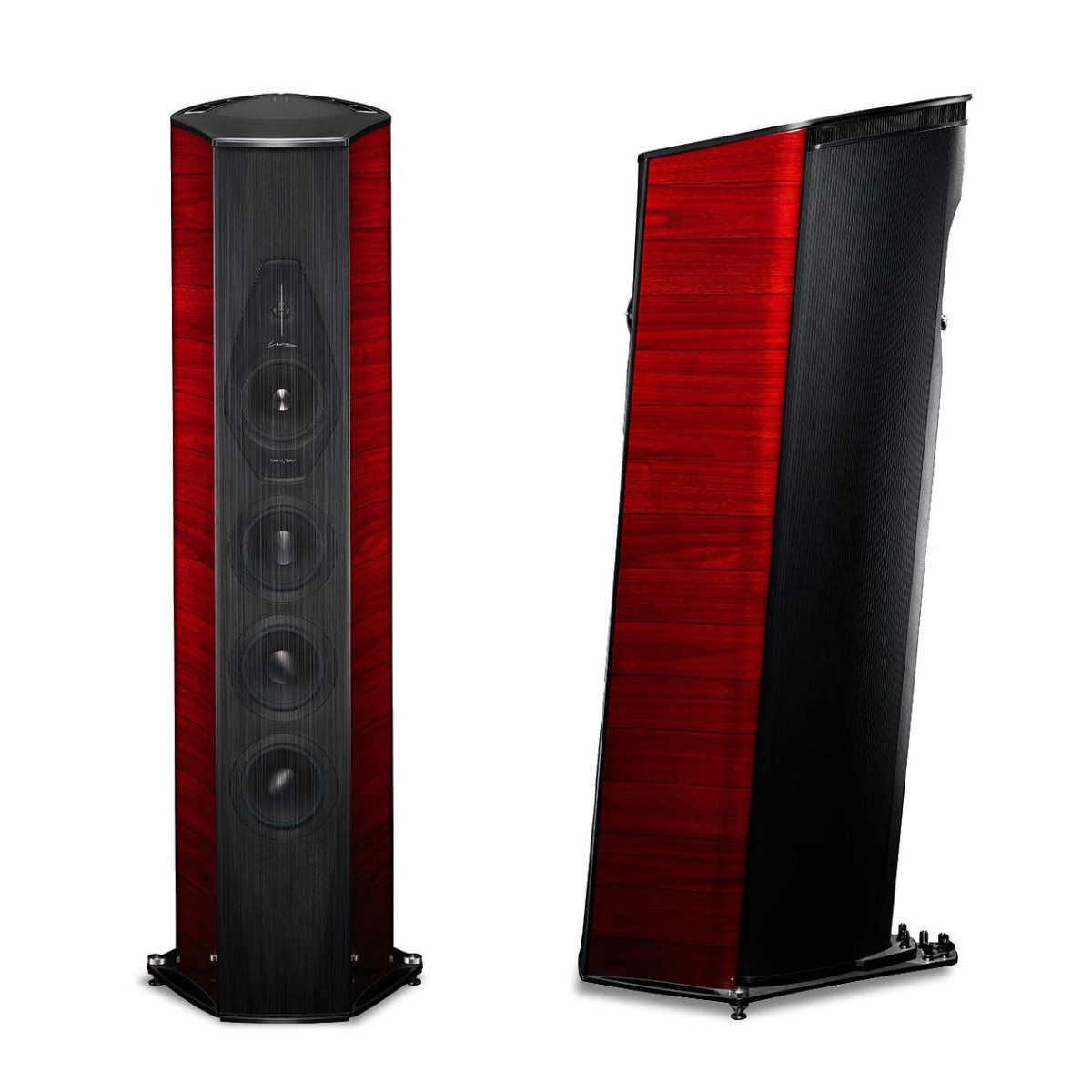 Sonus faber Lilium Floorstanding Speaker - Red (Pair) - Ooberpad India