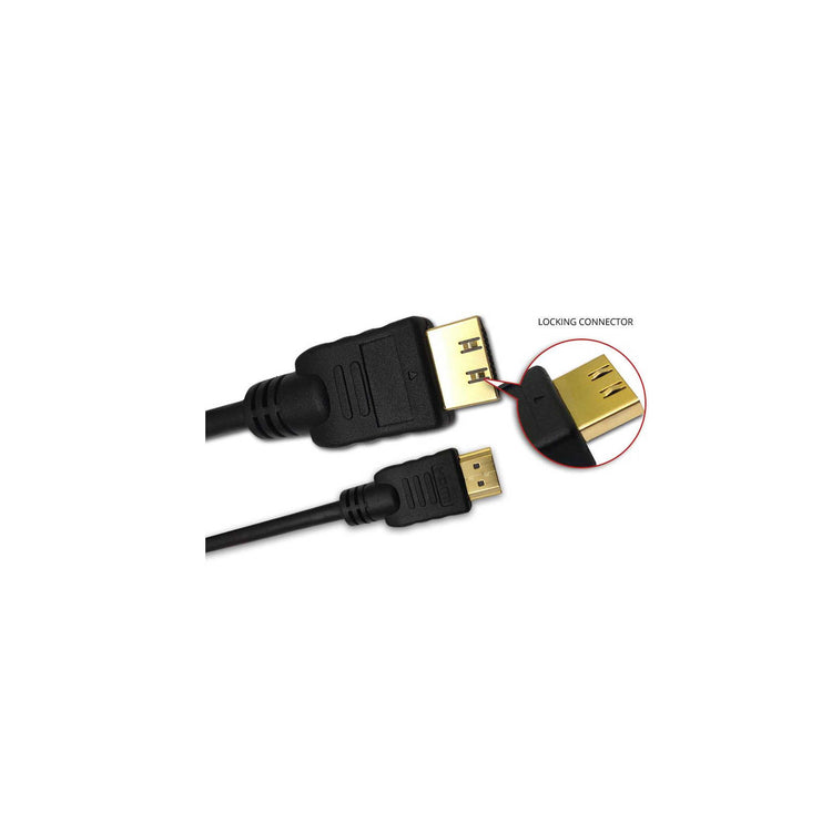 Lucido HDMI Cable 2 meter with Locking Connector - Ooberpad