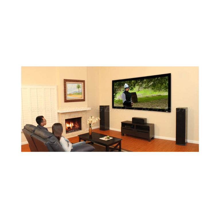 Elite Screens Lunette 235 Series Curved Fixed Frame Projector Screen (2.35:1) - Ooberpad India