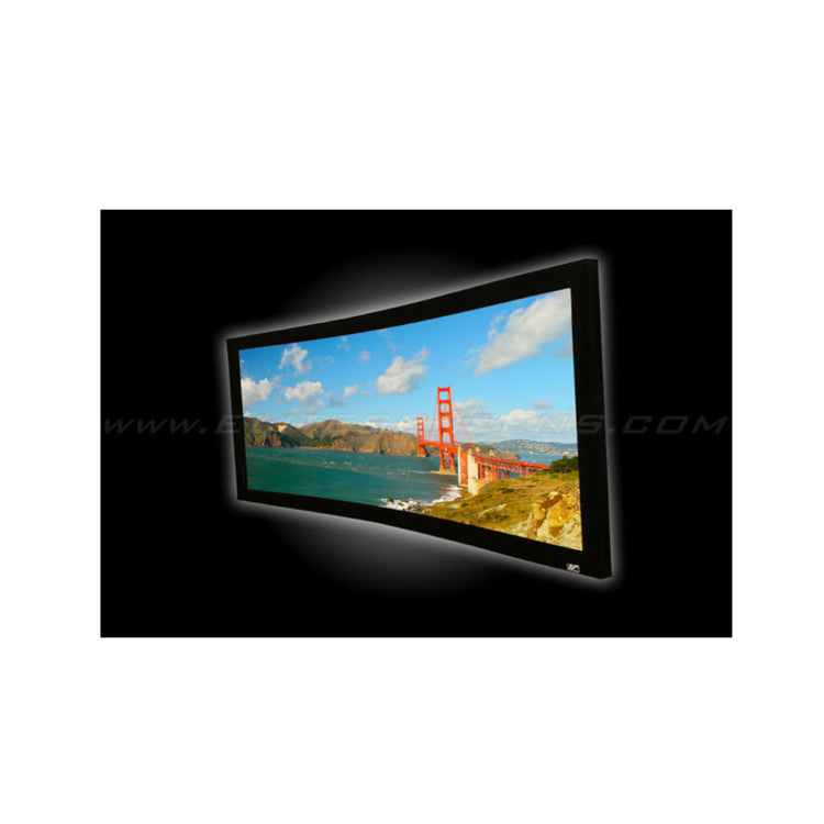 Elite Screens Lunette 235 Series Curved Fixed Frame Projector Screen (2.35:1) - Ooberpad India