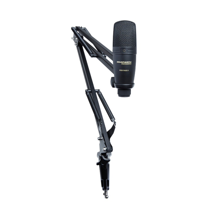 Marantz Professional Pod Pack 1 - USB Microphone with Broadcast Stand and Cable - Ooberpad India