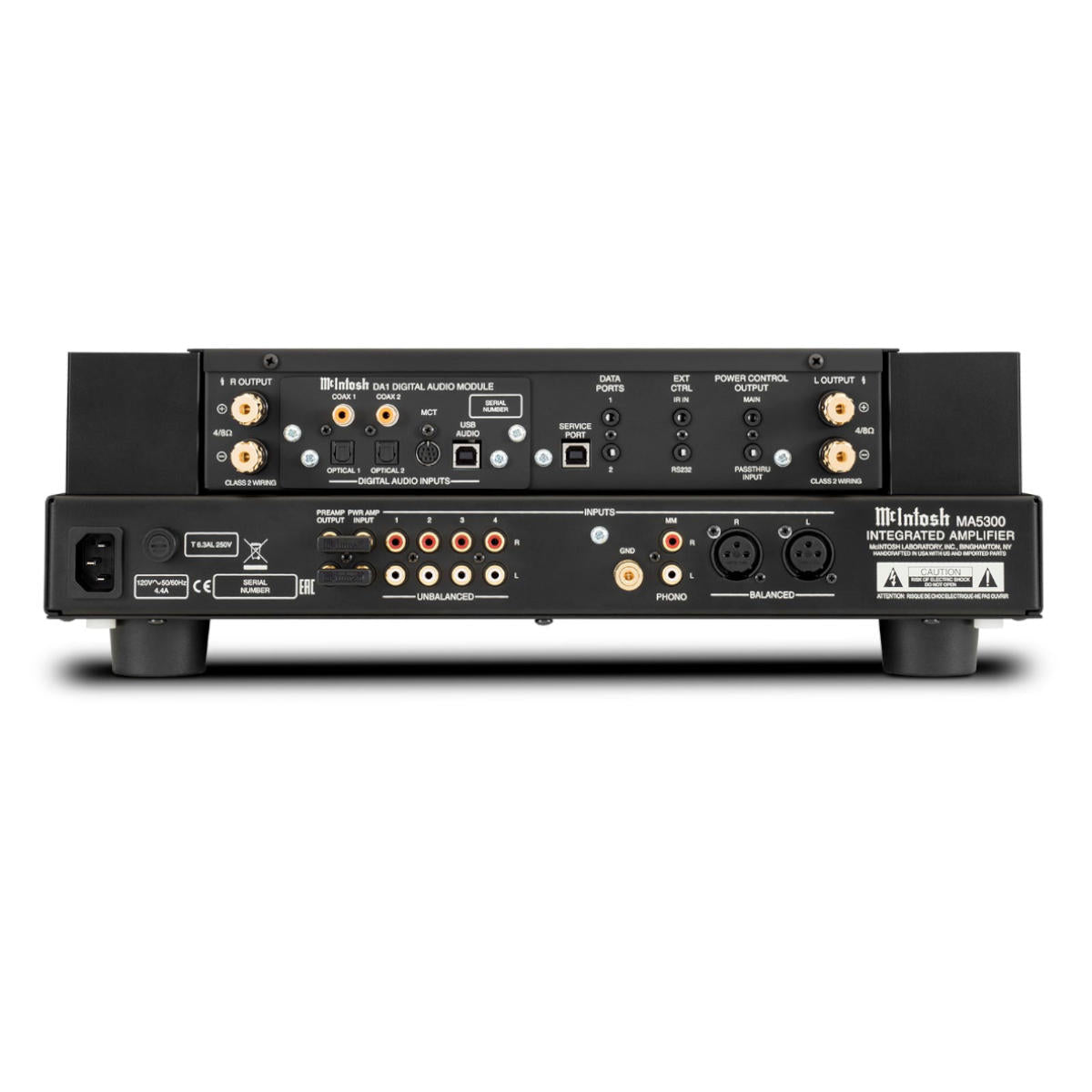 McIntosh MA5300 2-Channel Integrated Amplifier - Rear View