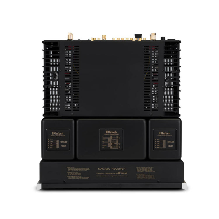McIntosh MAC7200 2-Channel Stereo Receiver - Top View
