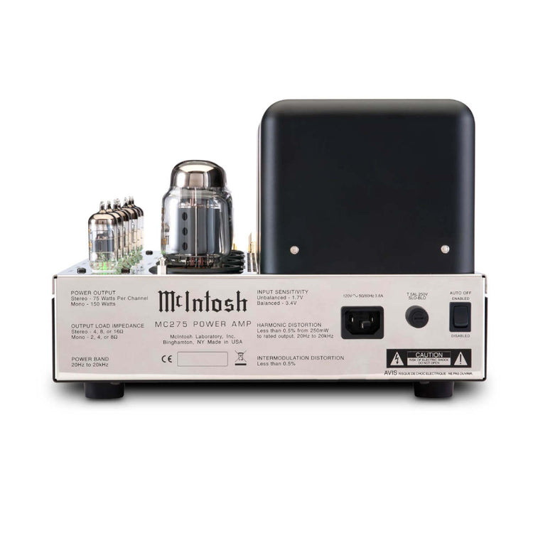 McIntosh MC275 2-Channel Vacuum Tube Amplifier - Rear  View