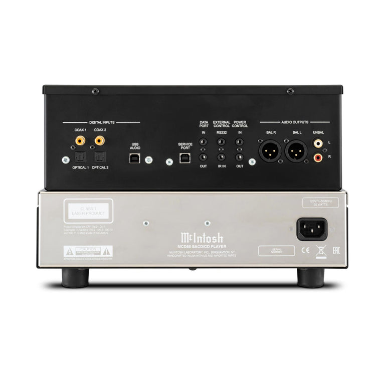 McIntosh MCD85 2-Channel SACD/CD Player - Rear View