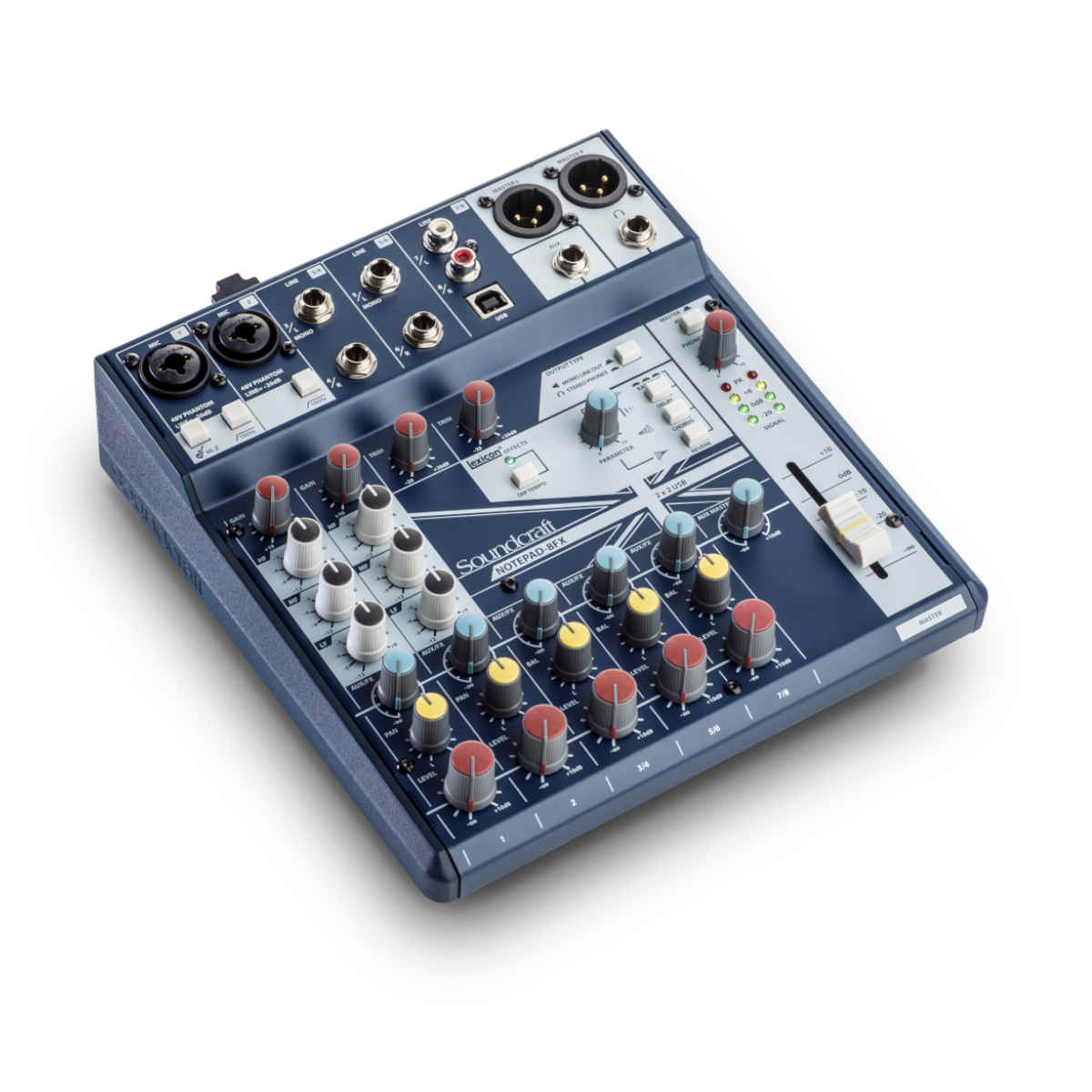 Soundcraft Notepad-8FX Small-format Analog Mixing Console with USB I/O and Lexicon Effects - Ooberpad India