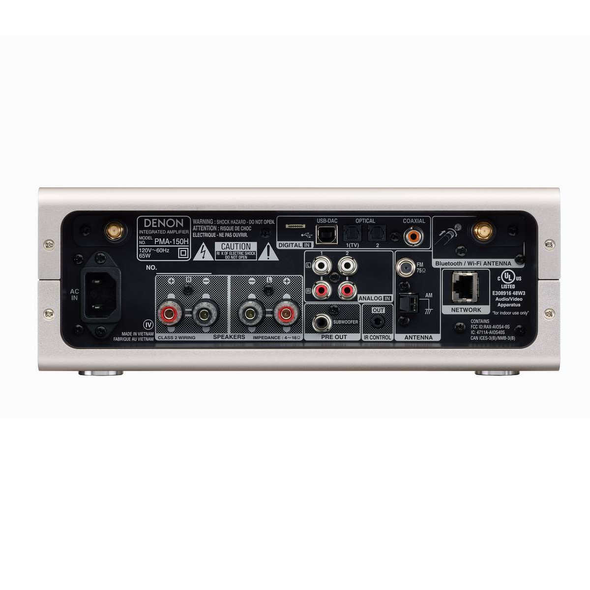 Denon PMA-150H - Rear View