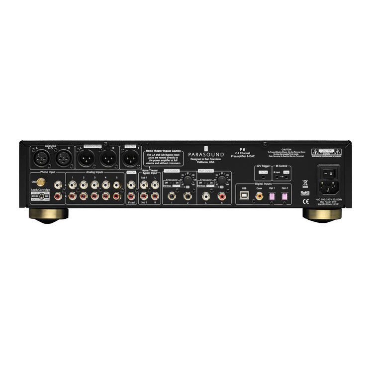 Parasound Halo P 6 2.1 Channel Preamplifier & DAC