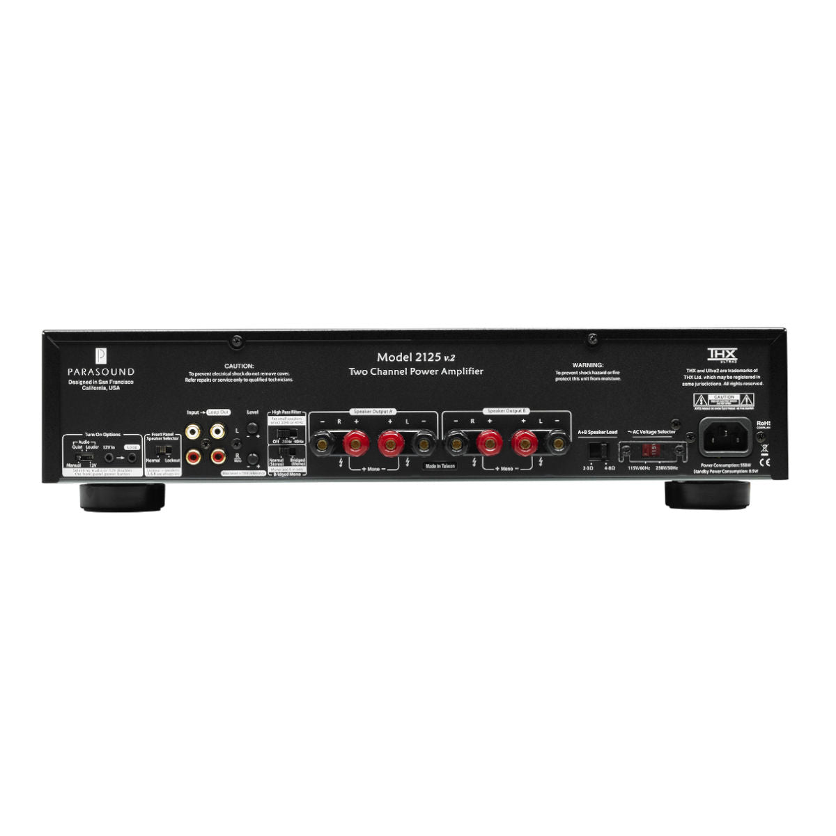 Parasound NewClassic 2125 v.2 Two Channel Power Amplifier