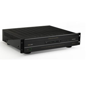 Parasound ZoneMaster 2350 Universal 2 Channel Amplifier with Sub Crossover - Angled View