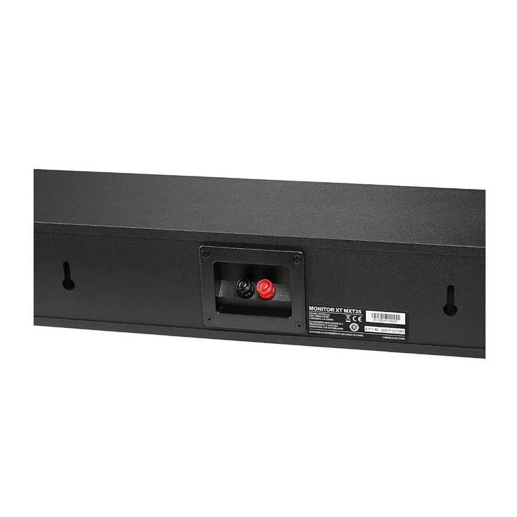 Polk Audio Monitor XT35 Hi-Fi Slim Center Channel Speaker - Rear View