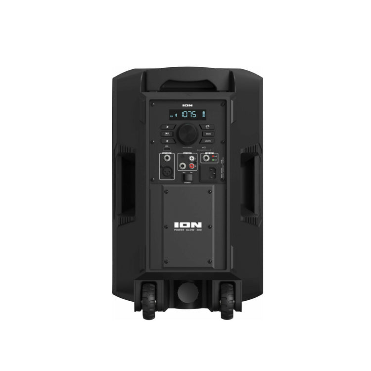 Ion Audio Power Glow 300 Battery-Powered Bluetooth Enabled Speaker with Lights - Rear View