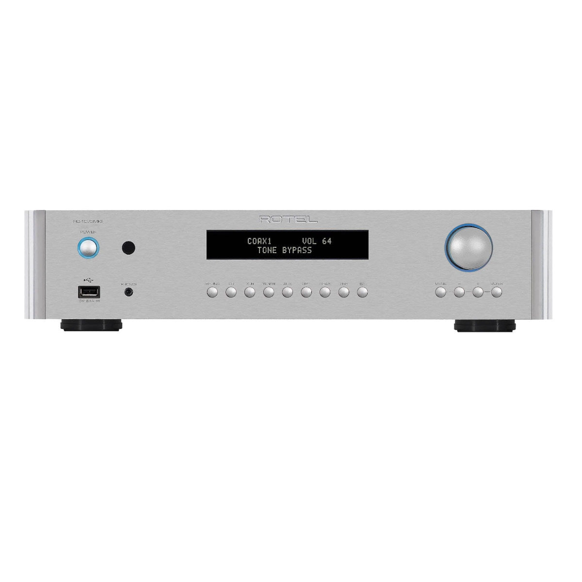 Rotel RC-1572 MKII Stereo Preamplifier (Silver)