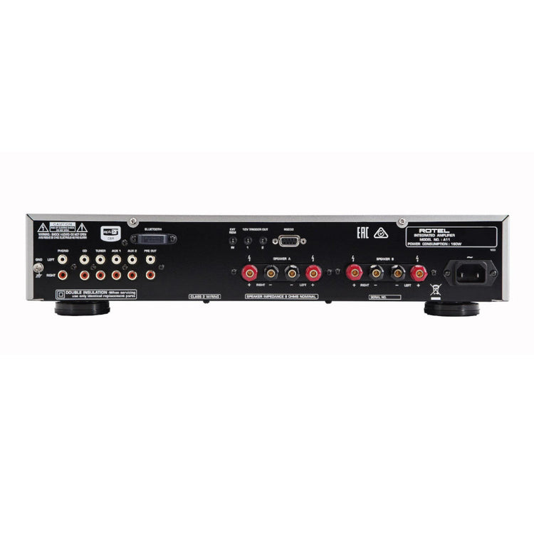 Rotel A11 Tribute Integrated Amplifier - Rear View