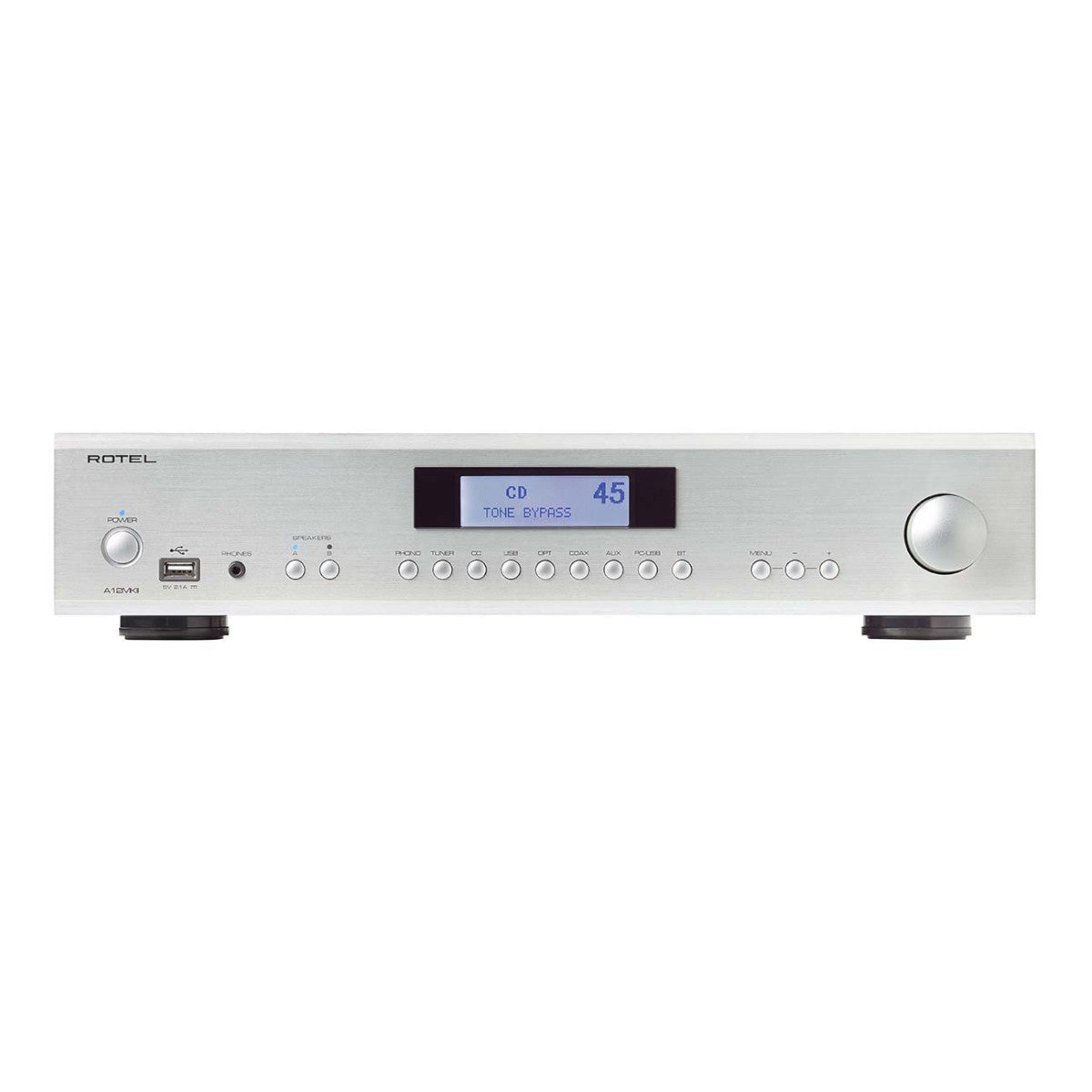Rotel A12 MKII Integrated Stereo Amplifier (Silver) 
